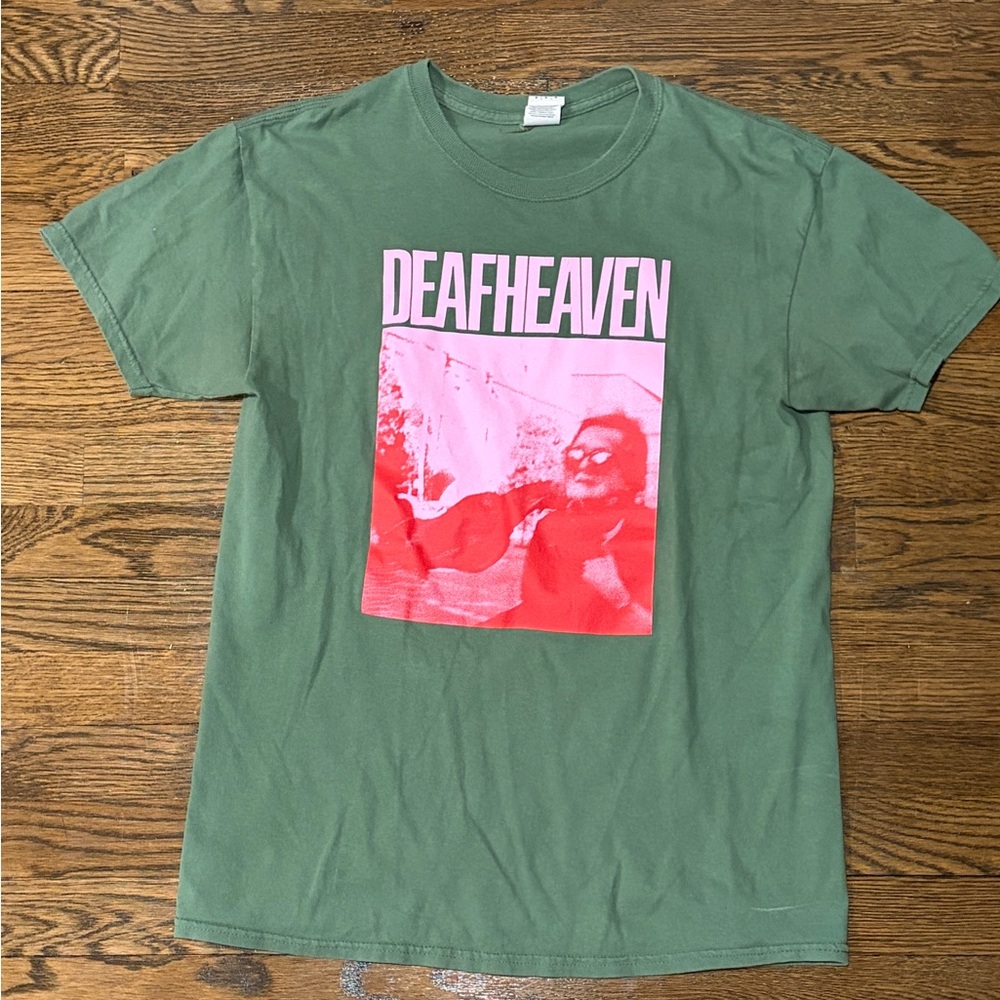Deafheaven "Ordinary Corrupt Human Love" Olive T-Shirt - Men's Medium - 2018
